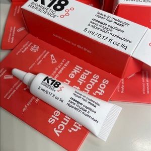 2 pc K 18 leave in molecular repair hair mask 5ml